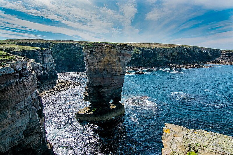 Yesnaby-Klippen, Orkney, Schottland