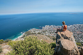 Blick auf Kapstadt, Südafrika