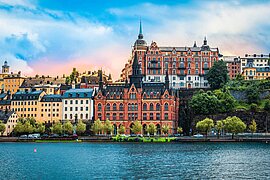 Altstadt Soedermalm, Stockholm, Schweden