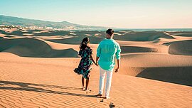 Sanddünen von Gran Canaria, Spanien