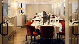 Eingang Restaurant, MS Johannes Brahms