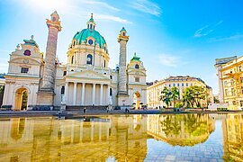 Karlskirche in Wien, Österreich