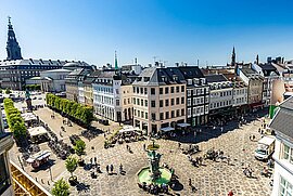 Innenstadt von Kopenhagen, Dänemark