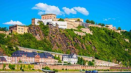 Festung Ehrenbreitstein bei Koblenz, Deutschland