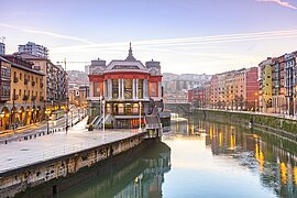 Rivera-Markt in Bilbao, Spanien