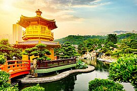 Nan Lian Garden Diamond Hill in Hongkong, China