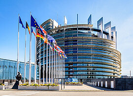 Europa Parlament, Straßburg, Frankreich