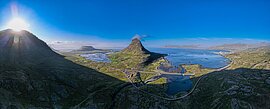 Panorama auf das Kirkjufell Gebirge, Island