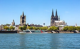 Rheinpromenade, Köln, Deutschland