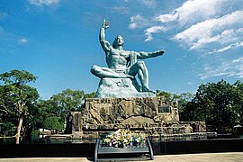Friedens-Statur in Nagasaki, Japan