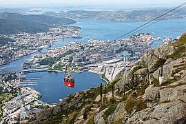 Ulrikenbahn Bergen, Norwegen