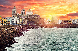 Kathedrale Santa Cruz, Cadiz, Spanien