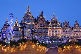 Weihnachtsmarkt Antwerpen, Belgien