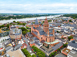 Dom in Mainz, Deutschland