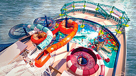 Pooldeck, MSC Euribia Pool Sonnendeck - MSC Euribia
