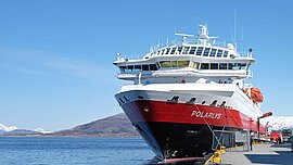 MS Polarlys am Anleger