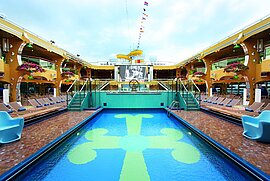 Pool-Deck, Costa Pacifica