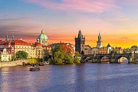 Panoramablick auf Prag, Tschechien