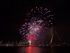 Feuerwerk Rotterdam, Niederlande