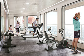 Fitnesscenter, Havila Postschiff