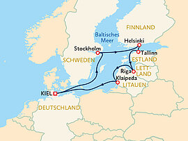 Ihre Reiseroute