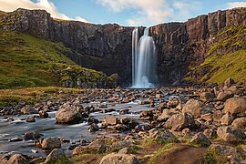 Gufufoss-Wasserfall bei Seyðisfjörður, Island