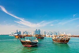 Skyline von Doha, Katar