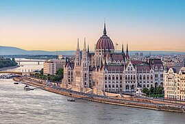 Parlament von Budapest in Ungarn