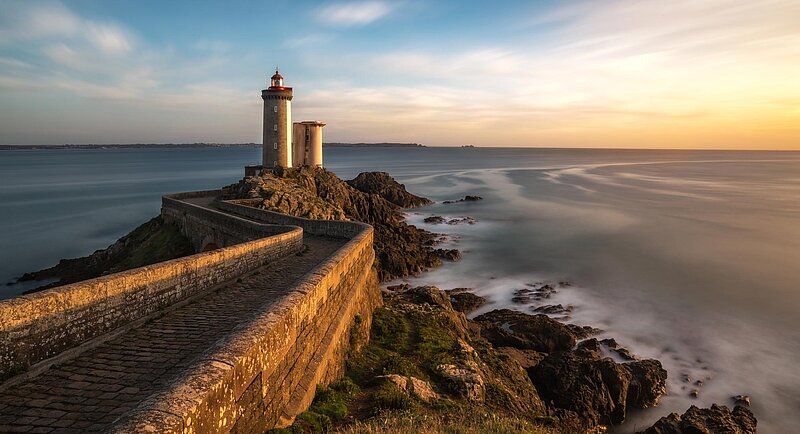 Phare du Petit-Minou, Leuchtrum, Brest, Frankreich