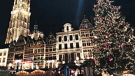 Weihnachten in Antwerpen, Belgien