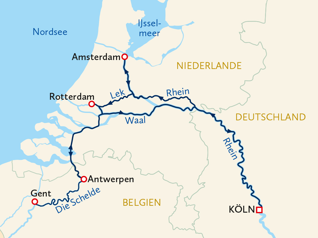 Ihre Reiseroute