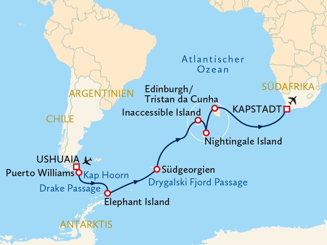 Ihre Reiseroute