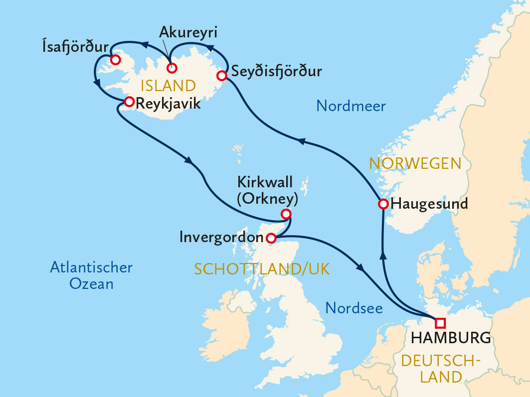 Ihr Reiseverlauf