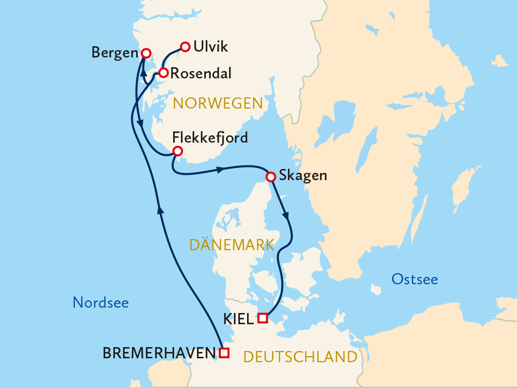 Ihr Reiseverlauf