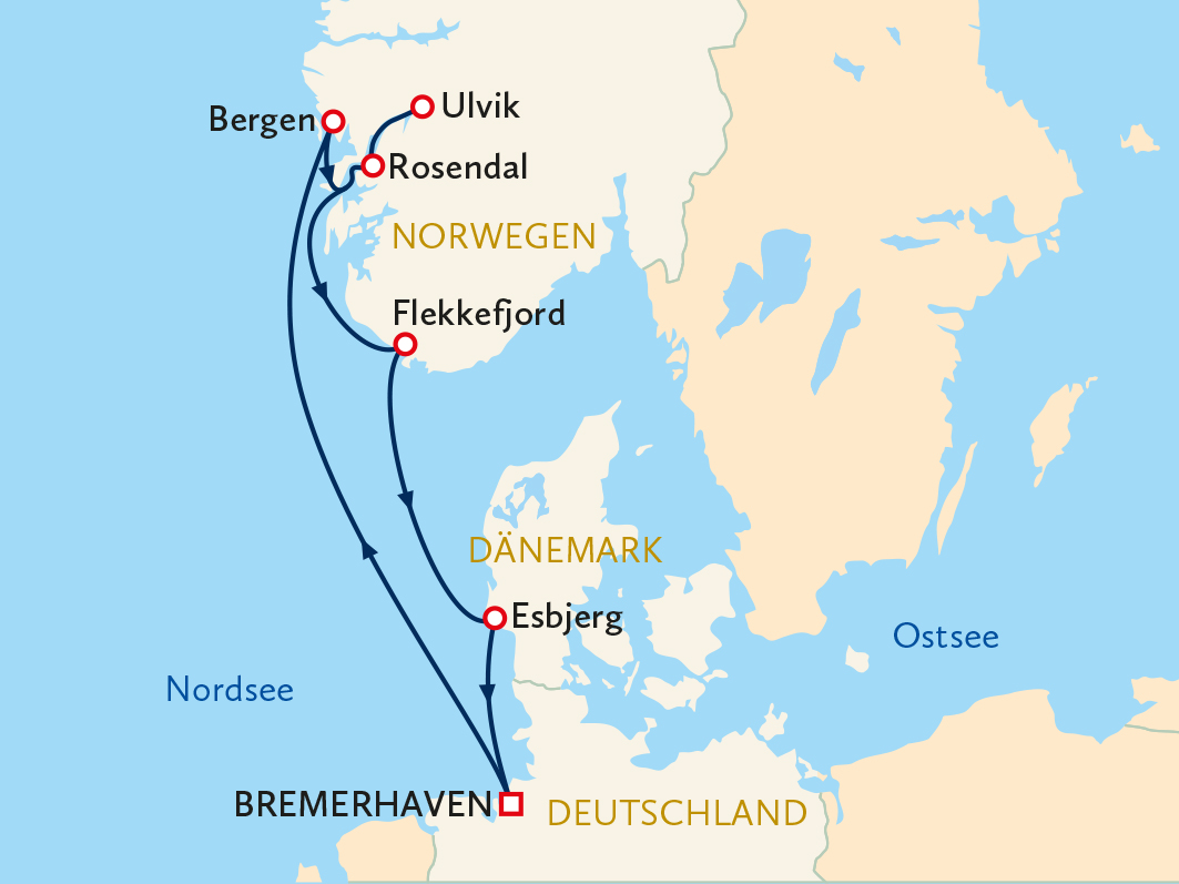 Ihr Reiseverlauf