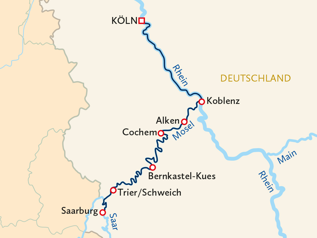 Ihre Reiseroute