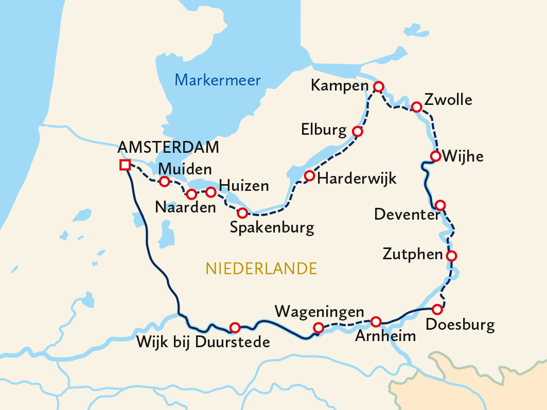 Ihre Reiseroute