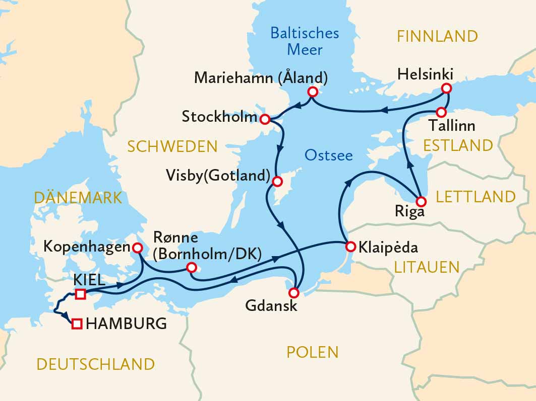 Ihr Reiseverlauf