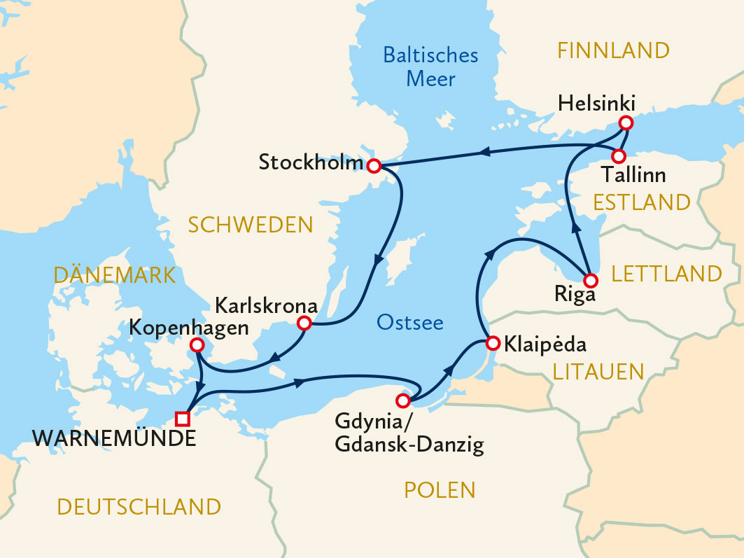 Ihre Reiseroute