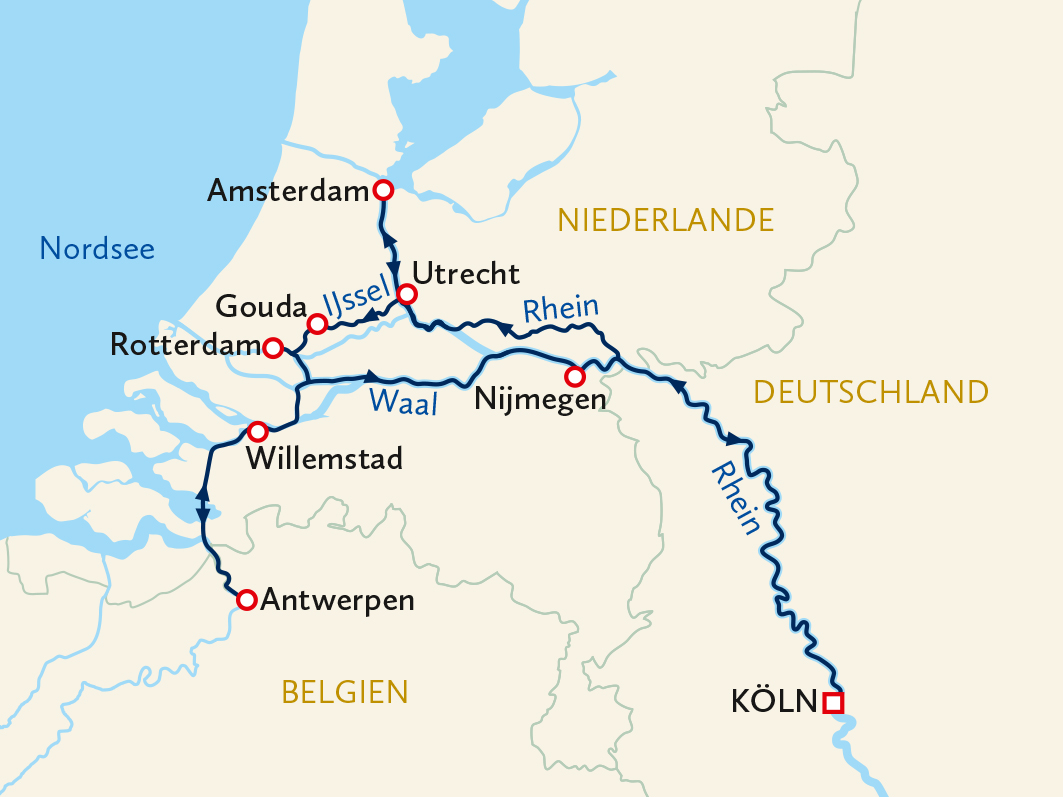 Ihre Reiseroute