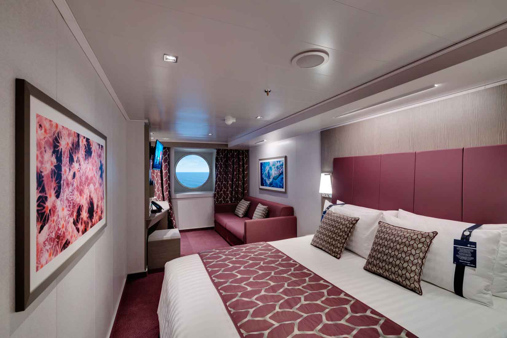 Meerblickkabine, MSC Seaside
