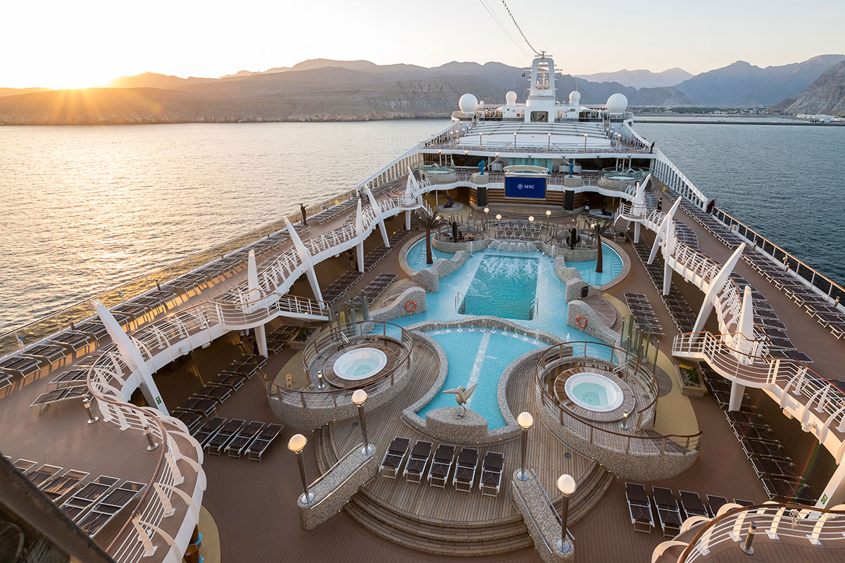 Pooldeck - MSC Splendida