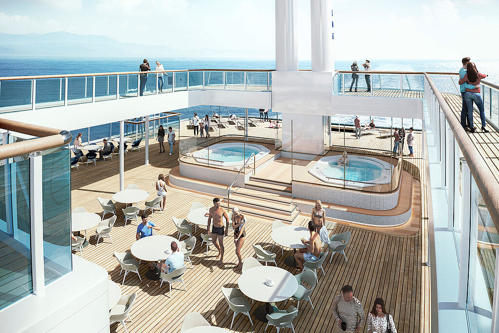 Sonnendeck, Havila Voyages