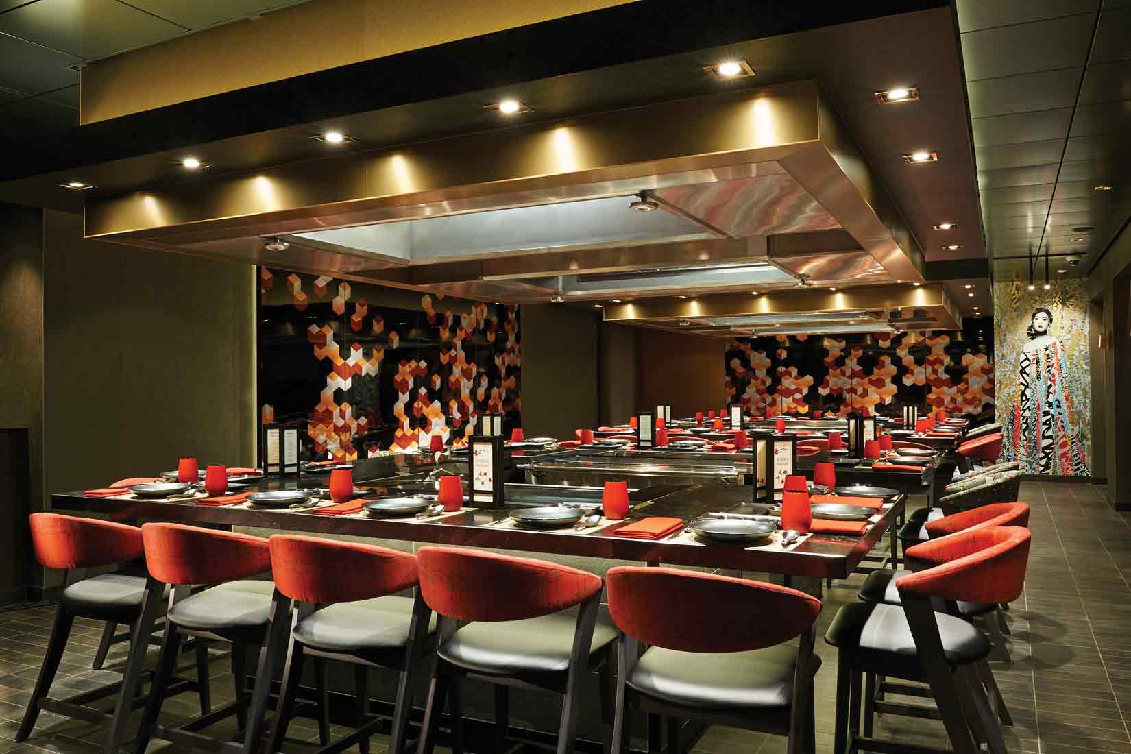 Teppanyaki Restaurant, Norwegian Bliss